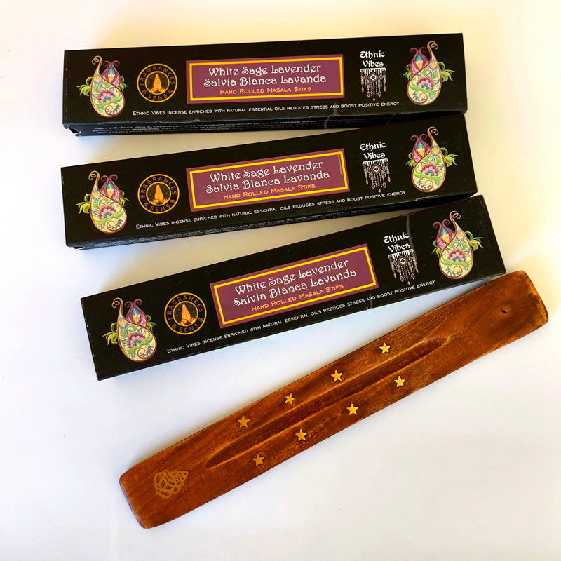 White Sage & Lavender Incense Sticks 15g