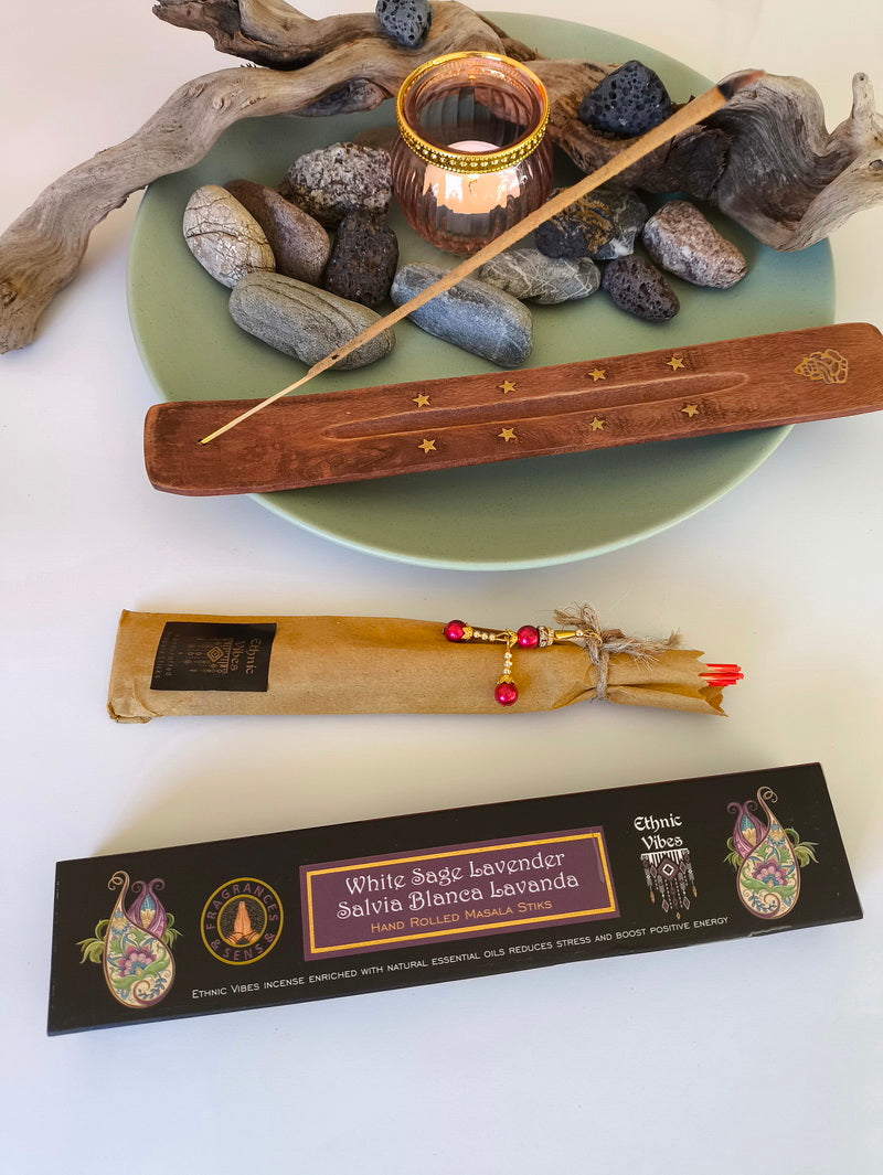 White Sage & Lavender Incense Sticks 15g